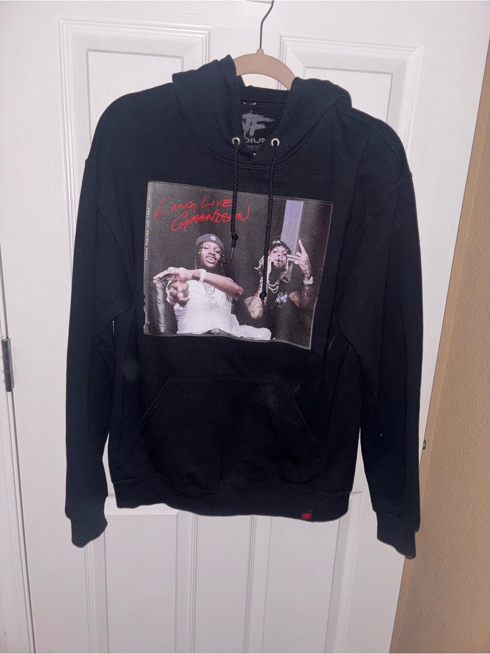 Lil Durk The Voice Black Hoodie with Album Photo Print